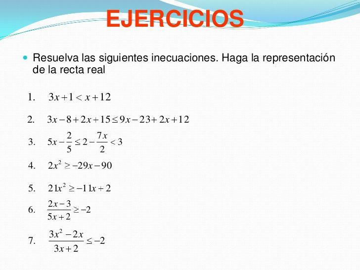 Resultado de imagen para ecuaciones e inecuaciones ejercicios para primaria