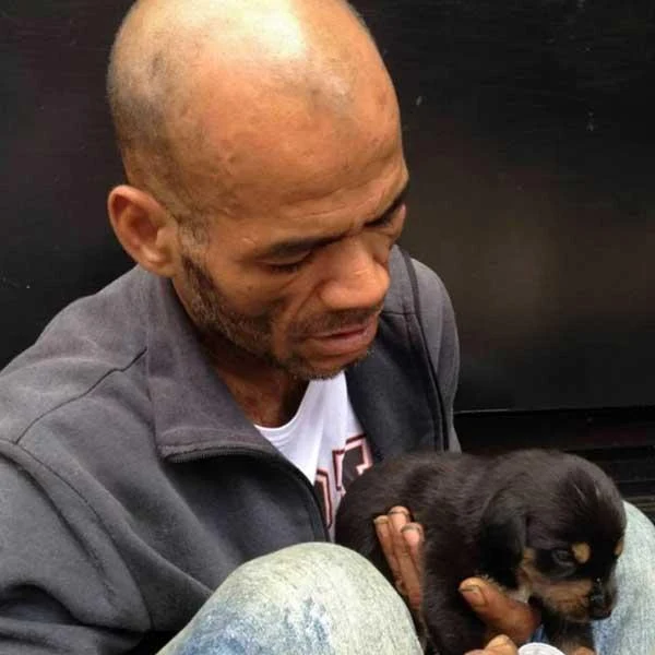 Selfless, Act of Kindness, Man's Sacrifice, Belongings for Dog's Rescue, Heroic Dog Rescue, Saving a Dog and Her Puppies, Sacrifice for Canine Family, Heartwarming Dog Rescue, Man's Generosity for Dogs, Inspiring Pet Rescue