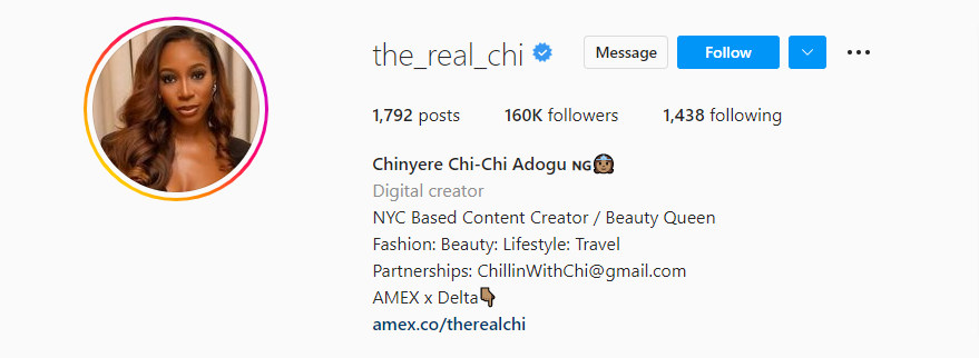 a fashion influencer Instagram bio 