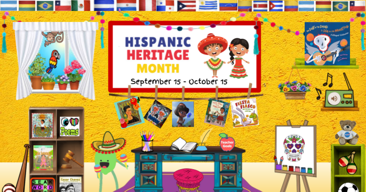 Hispanic Heritage Month Bitmoji Room-Community Share