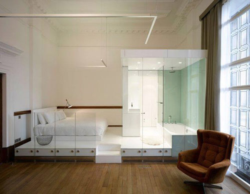 Phòng tắm kính phù hợp với những không gian nhỏ
