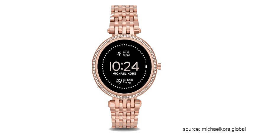 Michael Kors Gen 5E Darci Pave Rose Gold - 11 Smartwatch Terbaik untuk Wanita
