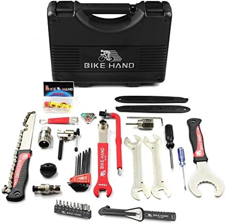 You may need a tool kit like this to perform basic maintenance on your mountain bike including adding drop bars.