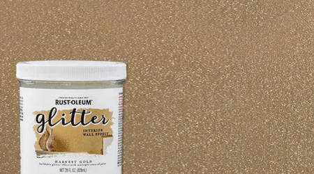 Glitter interior wall paint drying time