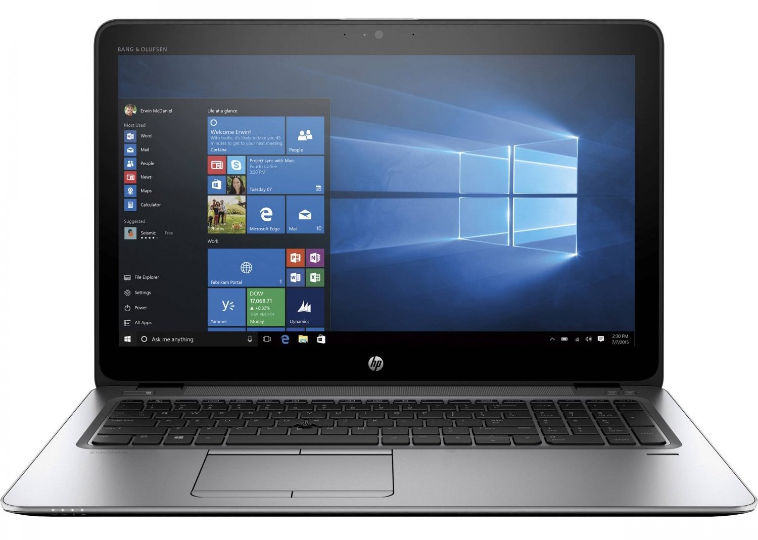 Экстерьер ноутбука HP EliteBook 850