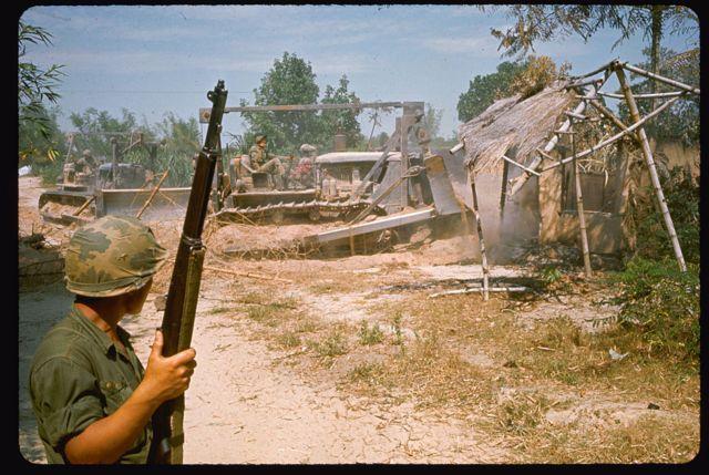 Ảnh tư liệu khoảng năm 1966, quân đội Hàn Quốc tại miền Nam Việt Nam﻿