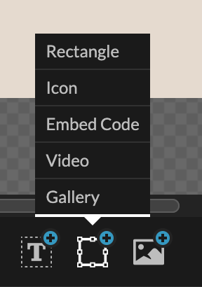 Embed code option at the bottom of your editor 