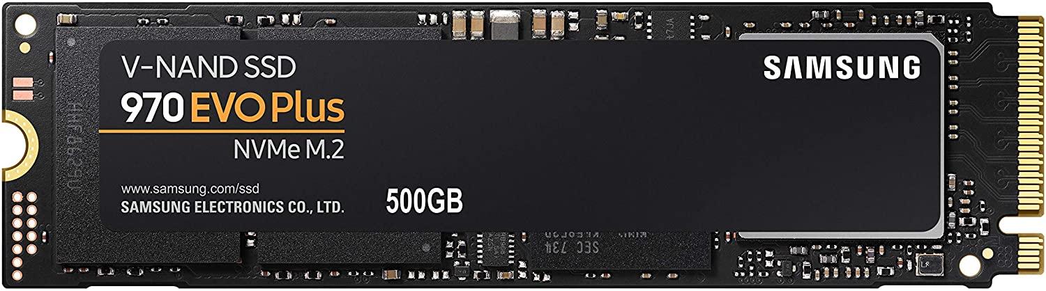 Amazon.com: SAMSUNG 970 EVO Plus SSD 500GB - M.2 NVMe Interface Internal  Solid State Drive with V-NAND Technology (MZ-V7S500B/AM) : Electronics