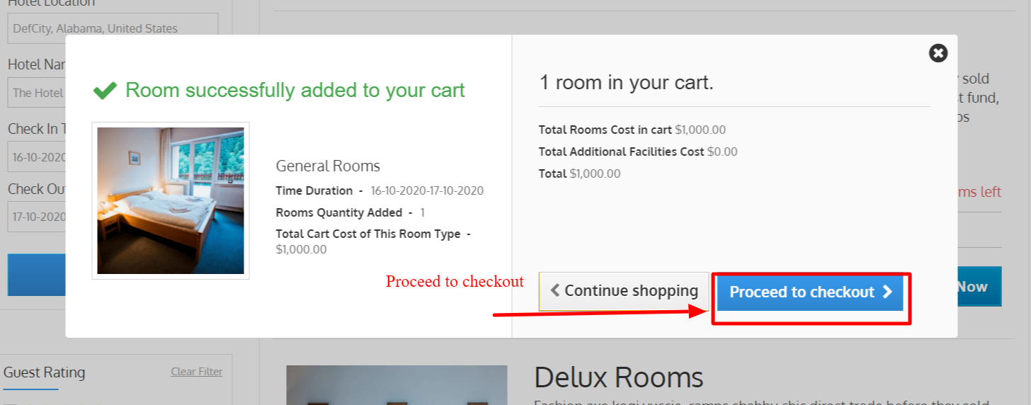 proceed to checkout