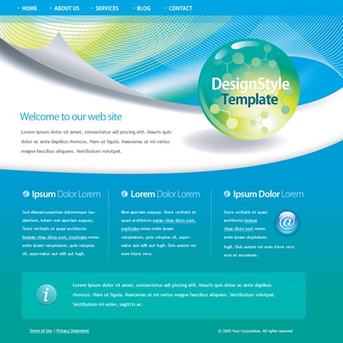 template website