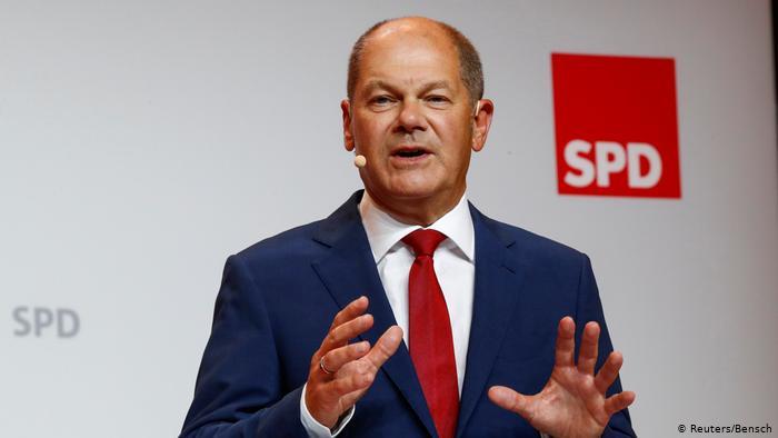 Almanya Sosyal Demokrat Partisi adayı Olaf Scholz