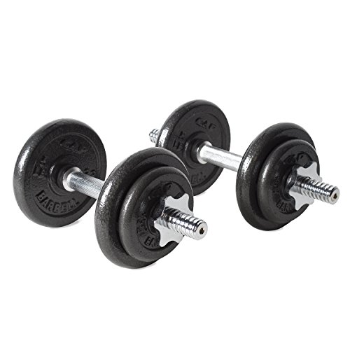 CAP Barbell 40-Pound Adjustable Dumbbell Set with Case