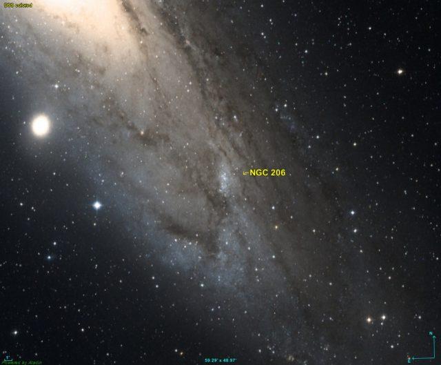 andromeda galaxy star cloud