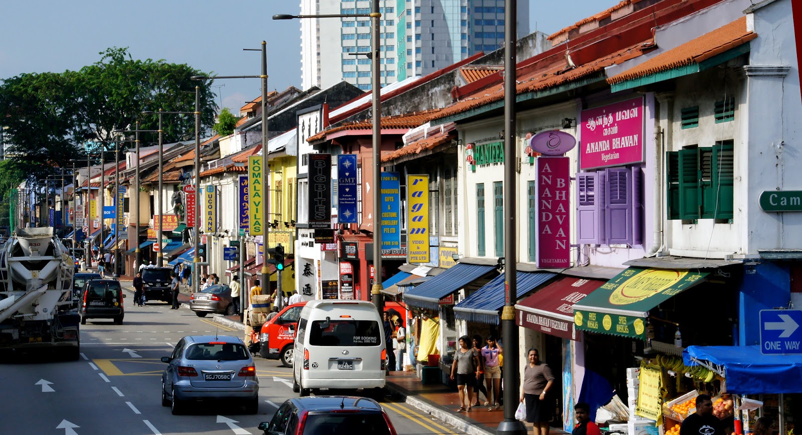 Street along Little India