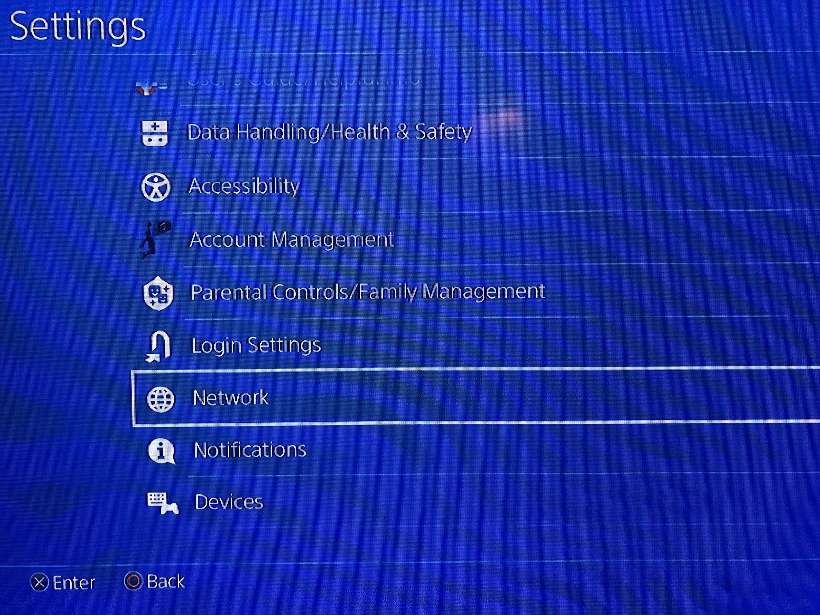 ps4 setting up lan connection
