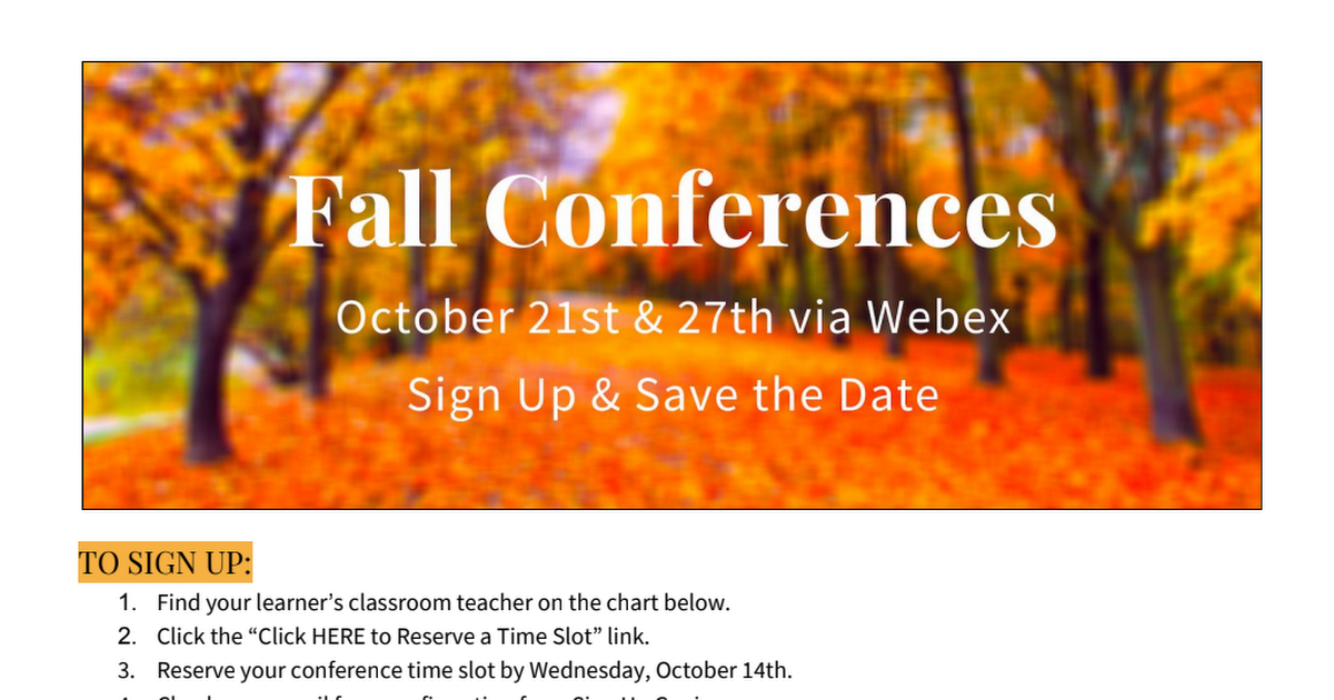 Fall Conference Sign Up for Families - Prairie 20-21.pdf
