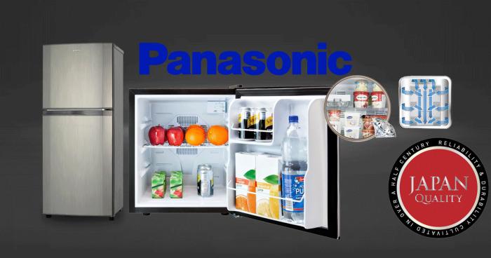 Tủ lạnh mini Panasonic tiết kiệm diện tích dành cho không gian chật hẹp