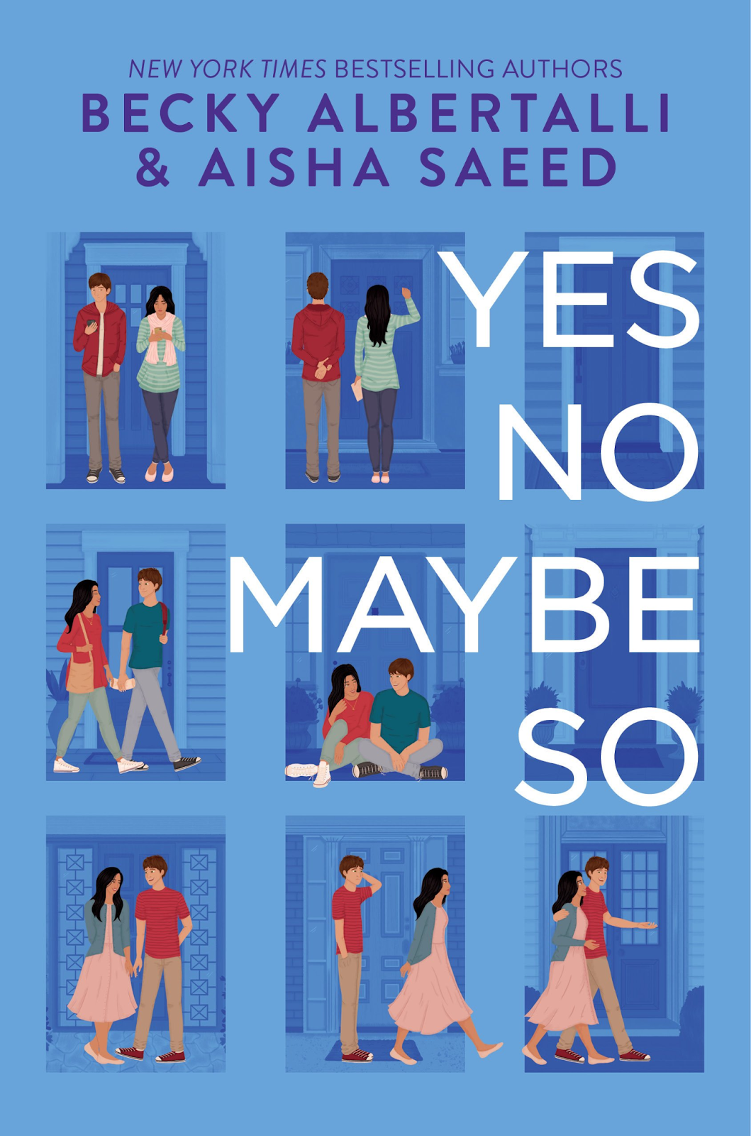 Yes No Maybe So by Becky Albertalli and Aisha Saeed book cover.