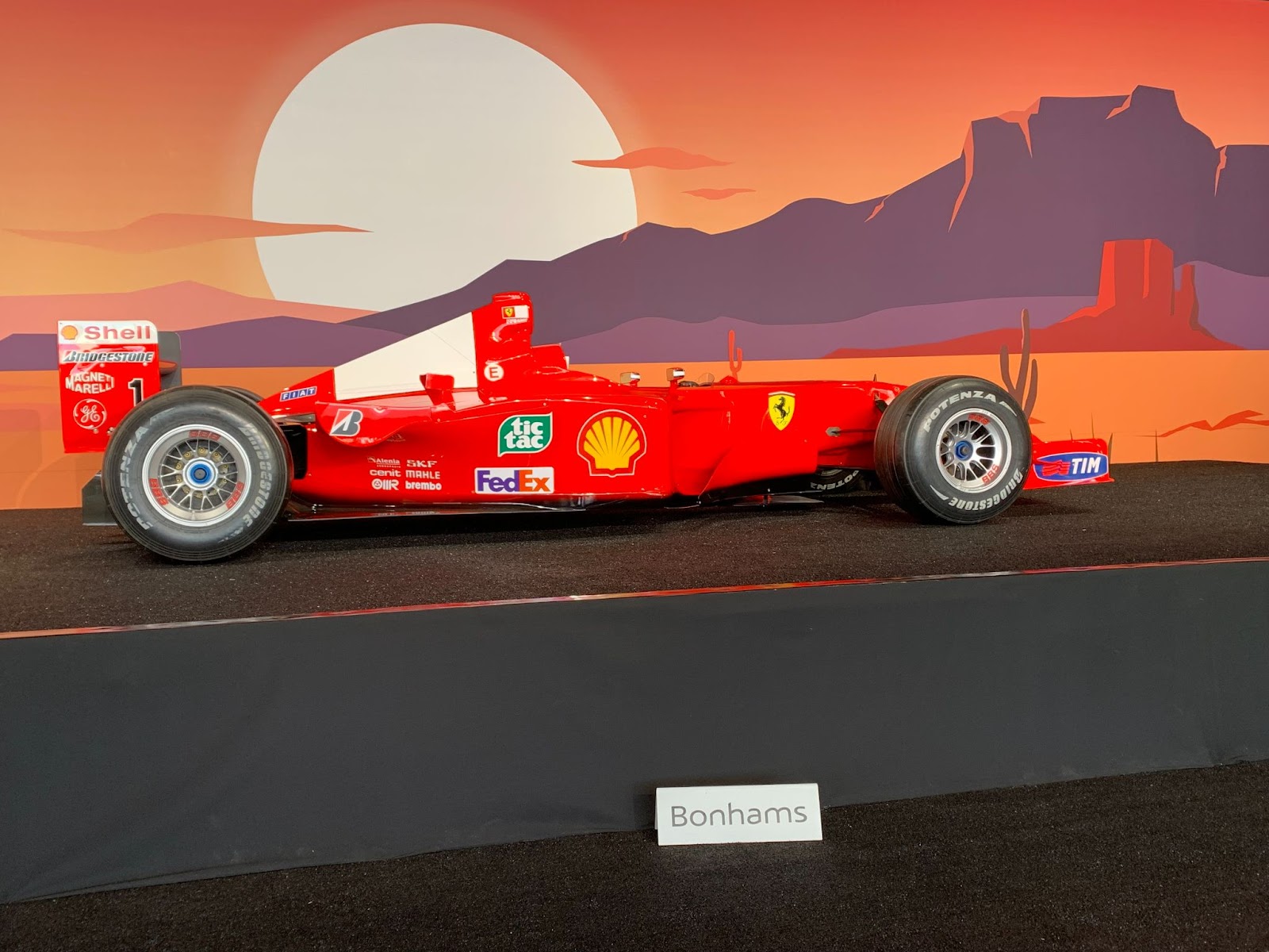 2001 Ferrrari F1 Michael Schumacher car