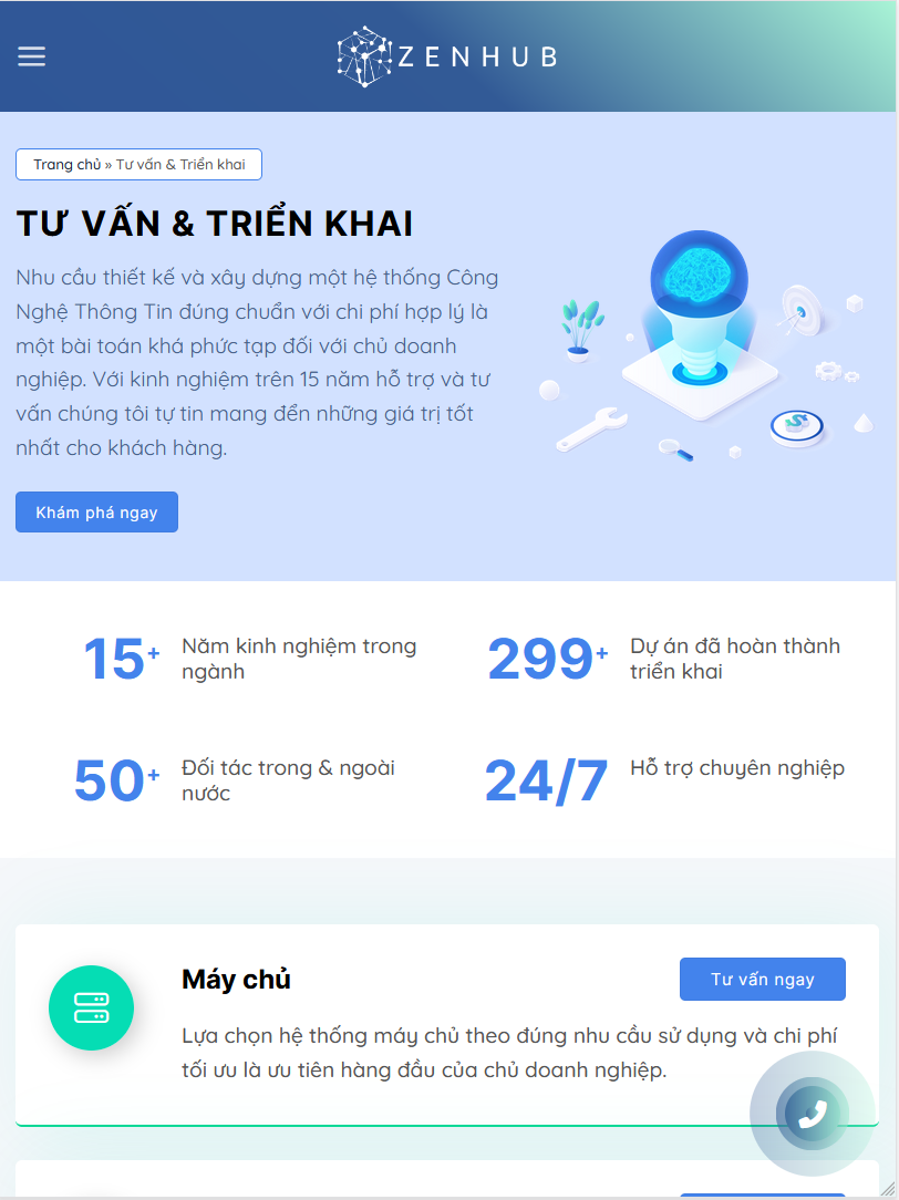 Ra mắt Website Zenhub.vn (Make IT Easier)