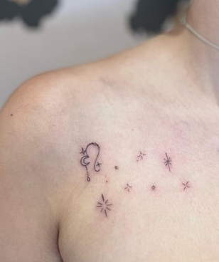 Dainty Star Tattoo