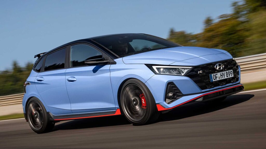 هيونداي تكشف عن السيارة الرياضية i20 N الجديدة 2021 Hyundai-i20-n-2021-1024x576