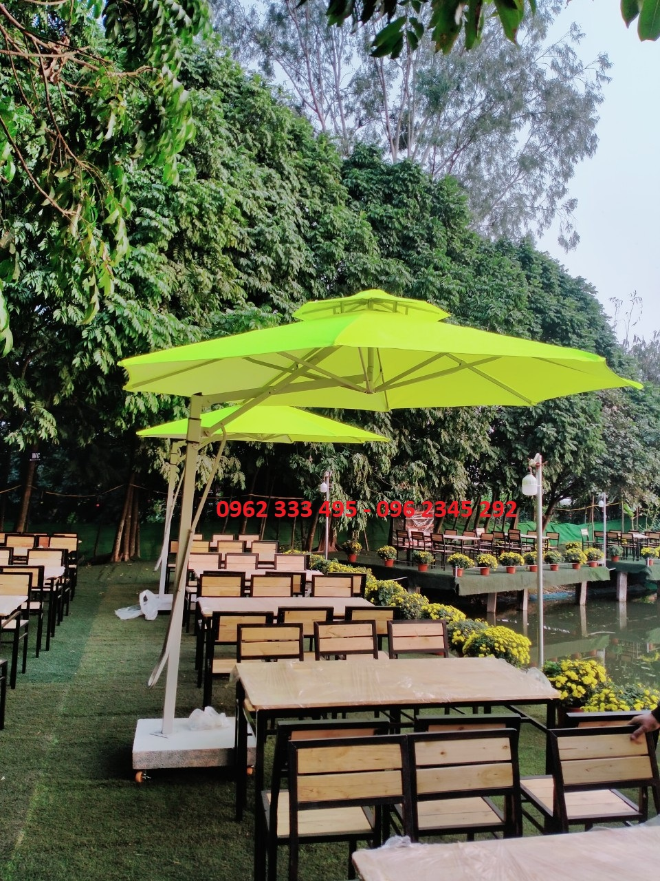 Ô cho quán cafe cần tính thẩm mỹ cao