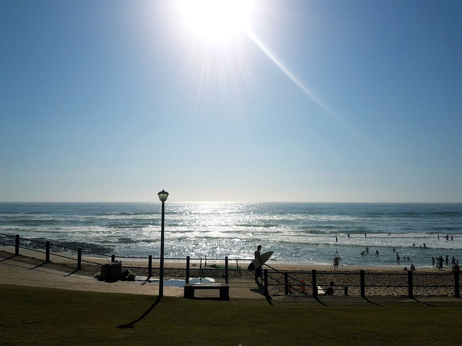 Durban’s picturesque beachfront - popular with visitors to the city