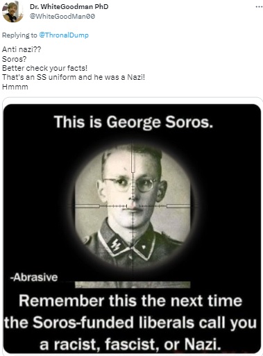 Viral Photo Shows Nazi Guard Oskar Groening, Not Young George Soros