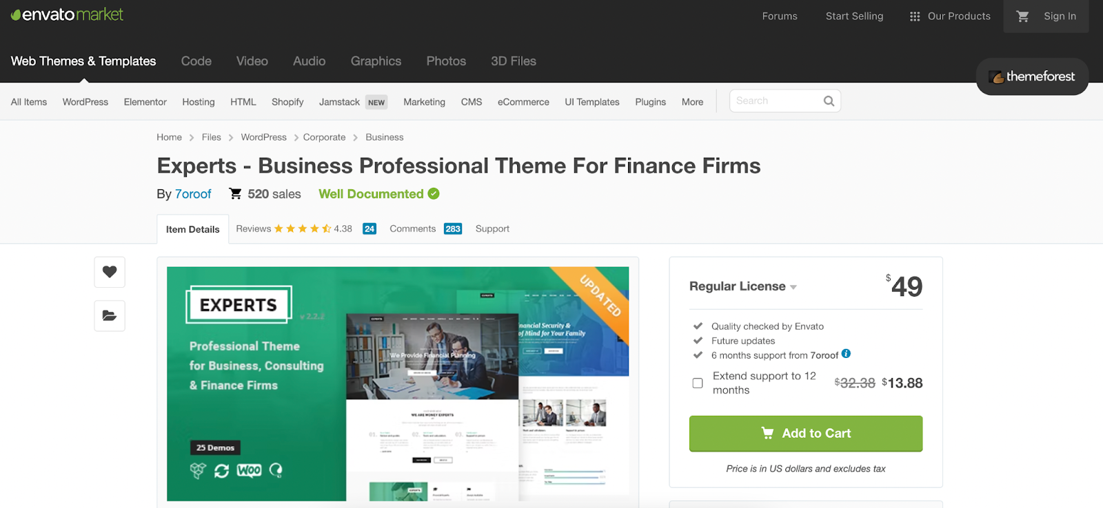 Experts theme