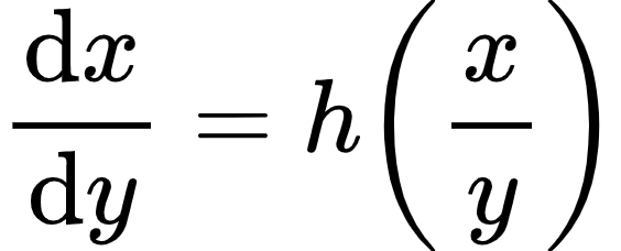 {"id":"35","type":"align*","font":{"color":"#000000","size":10,"family":"Arial"},"code":"\\begin{align*}\n{\\diff{x}{y}}&={h\\left(\\frac{x}{y}\\right)}\t\n\\end{align*}","ts":1604310447259,"cs":"H9pB3wx7PniiWxNdWjGz7Q==","size":{"width":93,"height":37}}