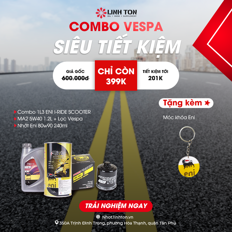 Combo Vespa siêu tiết kiệm - Linh Tôn Store - 350a Trịnh Đình Trọng, Hoà Thạnh, Tân Phú