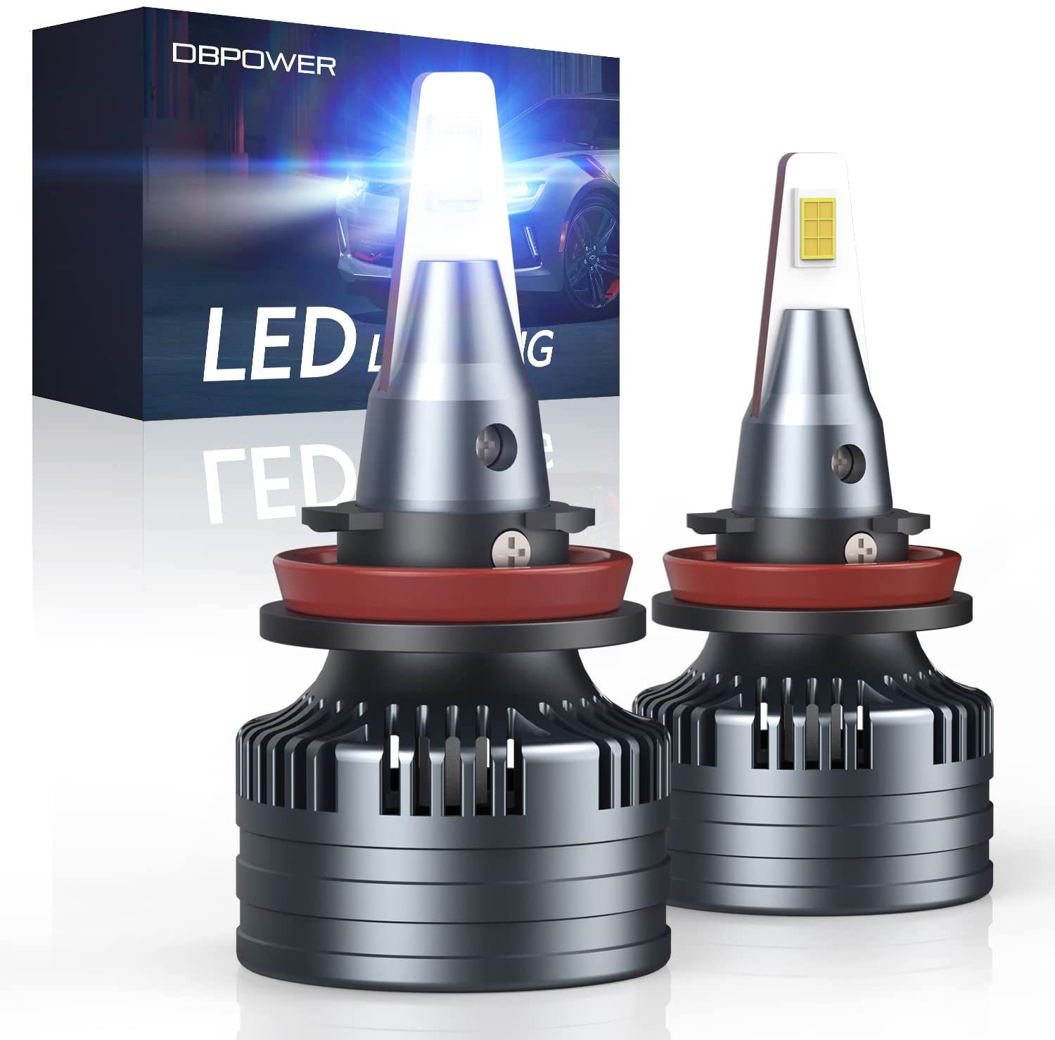 DBPOWER’s H8 LED Headlight Bulb