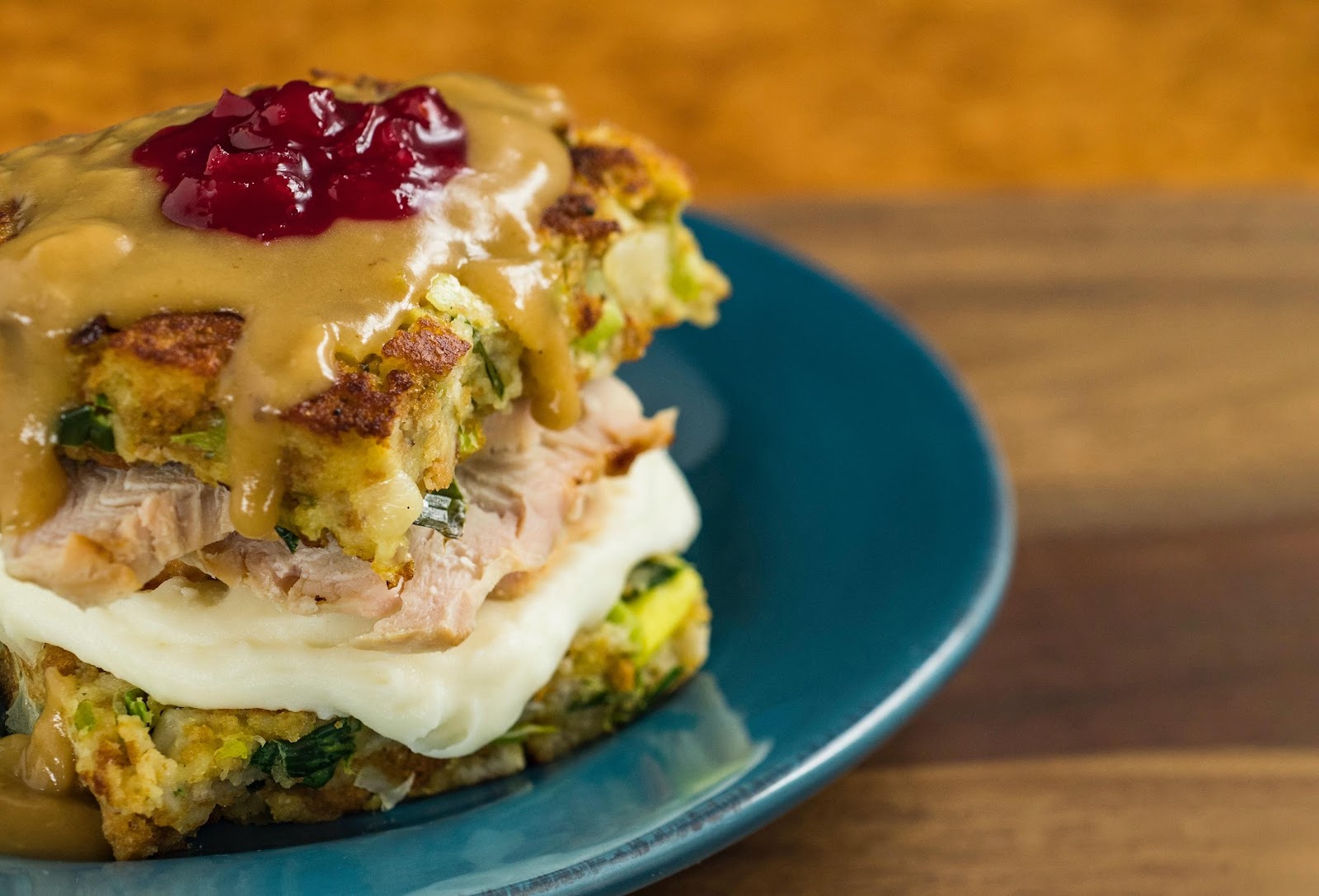 #DisneyMagicMoments: Cooking Up the Magic — Grab Your Waffle Iron to Make Our Recipe for Leftover Stuffing Waffles with Turkey, Gravy, and Homemade Cranberry Sauce