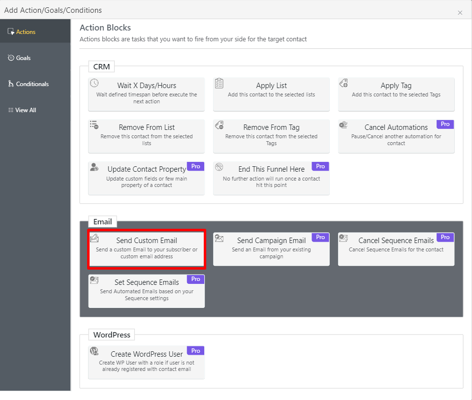 sending custom wordpress new user registration email