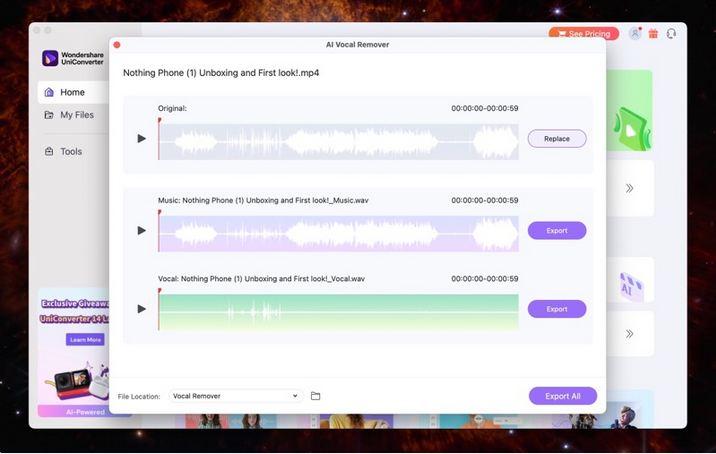 D:\Anusha\2022\October\31-10-22\Best Way to Remove Vocals from a Track in 2022- Wondershare UniConverter Video Converter\Article Images\5.JPG