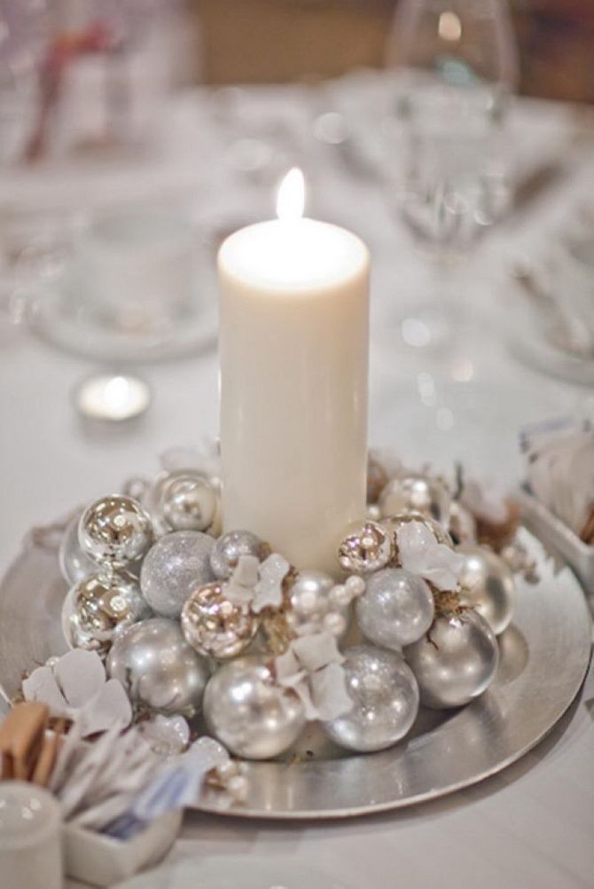 Decor for the New Year 2022: Christmas balls in the interior 24