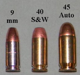 9mm vs .45 acp vs 40 s&w