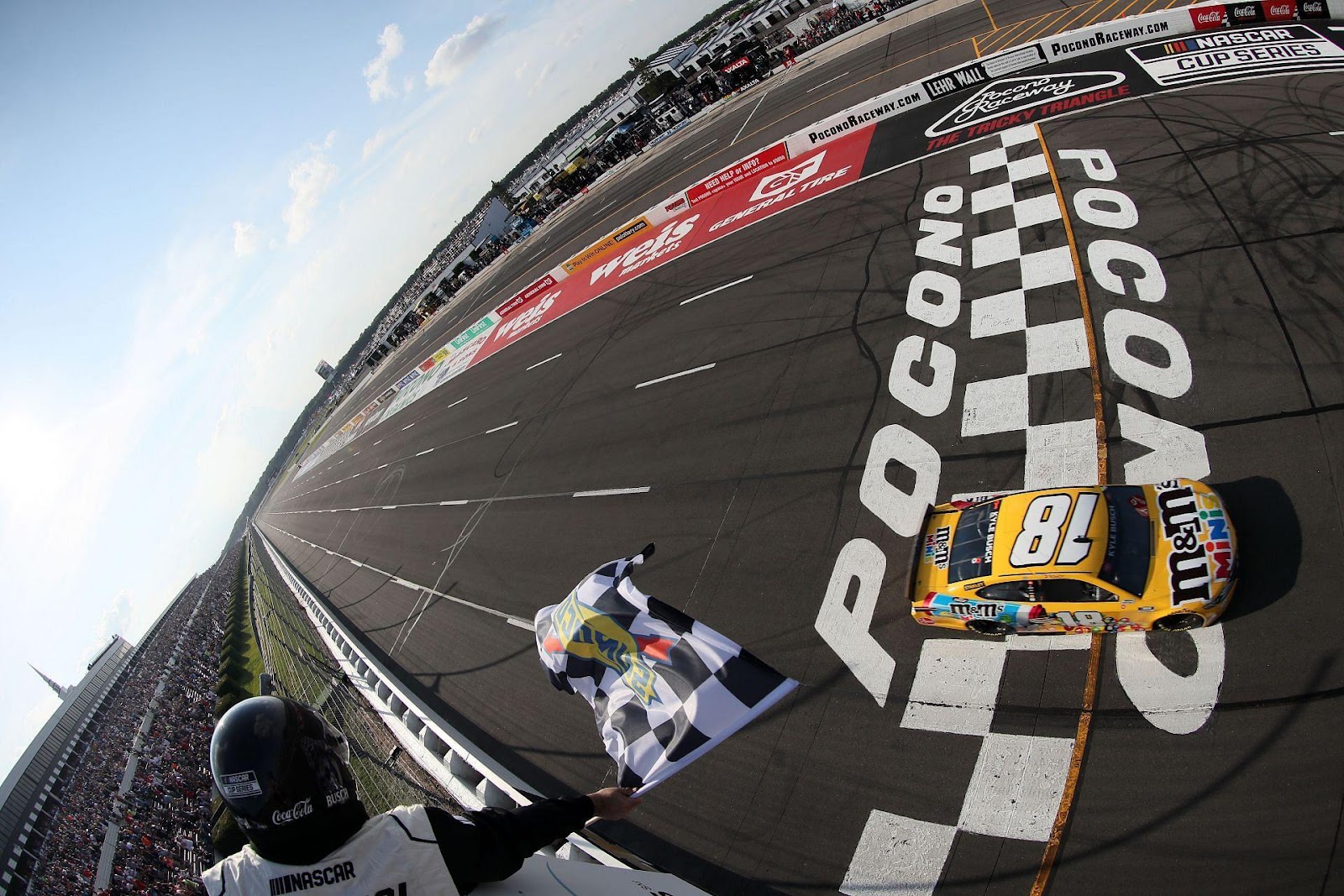NASCAR Cup Series at Pocono: The Pocono Mountains in Pennsylvania remain the ideal place when summer is at its peak in the northeast. Nature blessed this place with enormous beauty. 