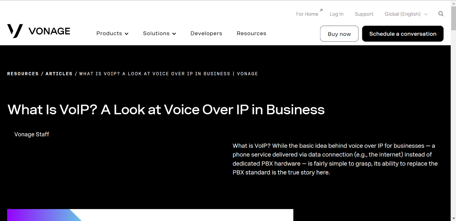 vonage business