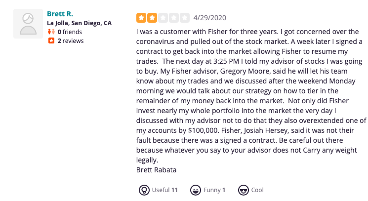 Fisher Investments Reviews