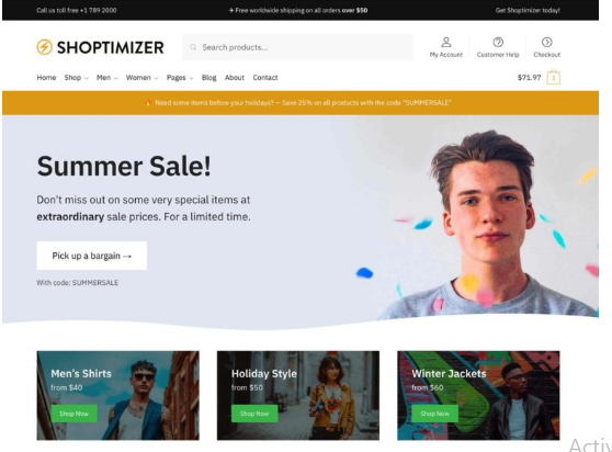 Best WordPress eCommerce Themes- Shoptimizer