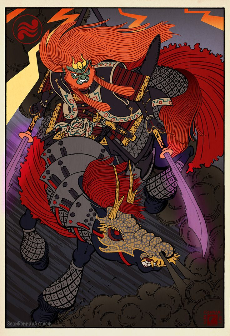 samurai jack and afro samurai (samurai jack and 1 more) drawn by etubi92