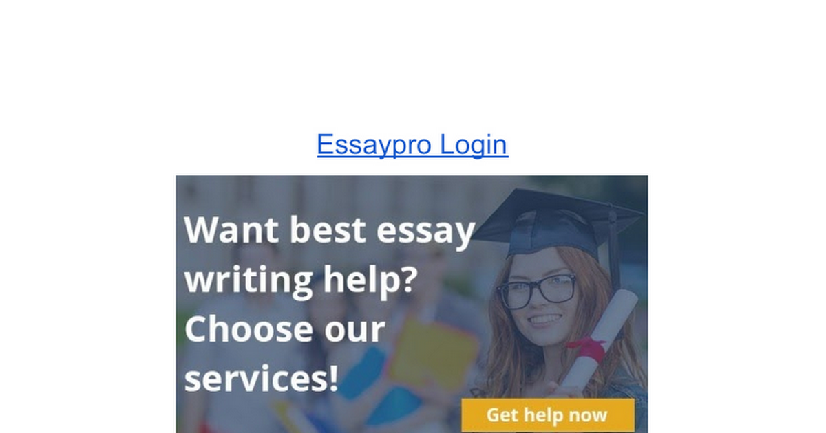 essaypro account sign up
