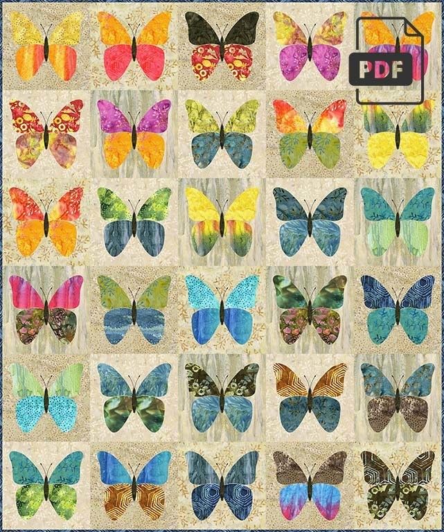 butterflies pattern butterfly quilt patterns