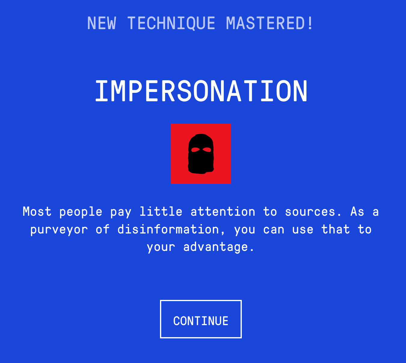 The Misinformation Game – Ellington Nichols