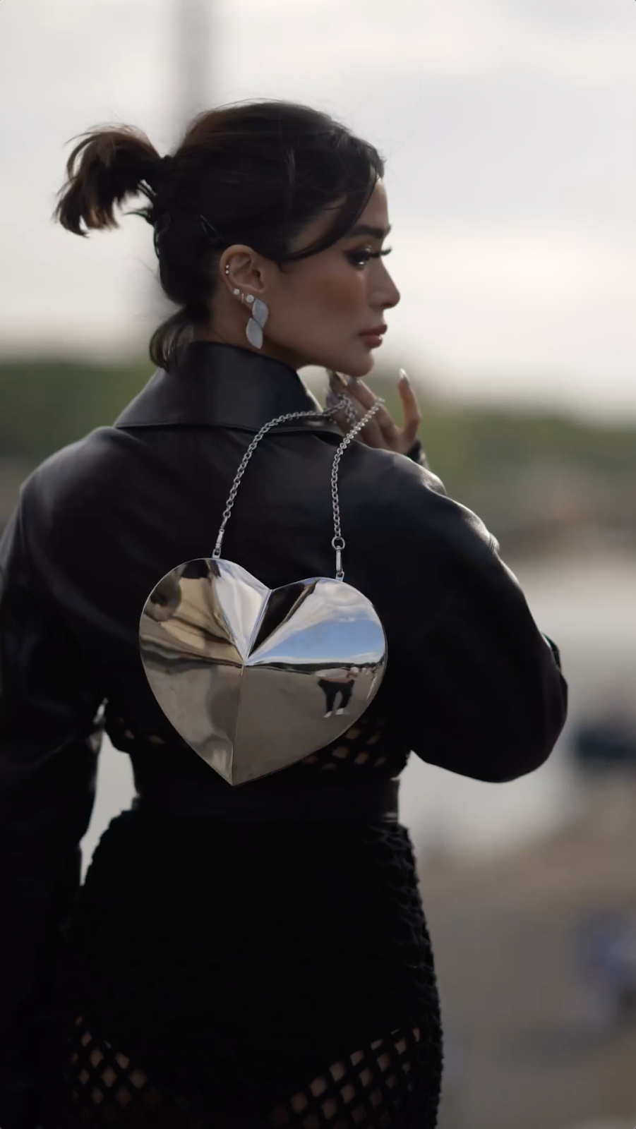 heart-shaped bag