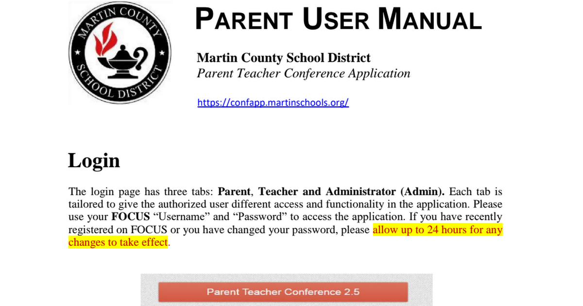 Parent Conference App Manual.pdf