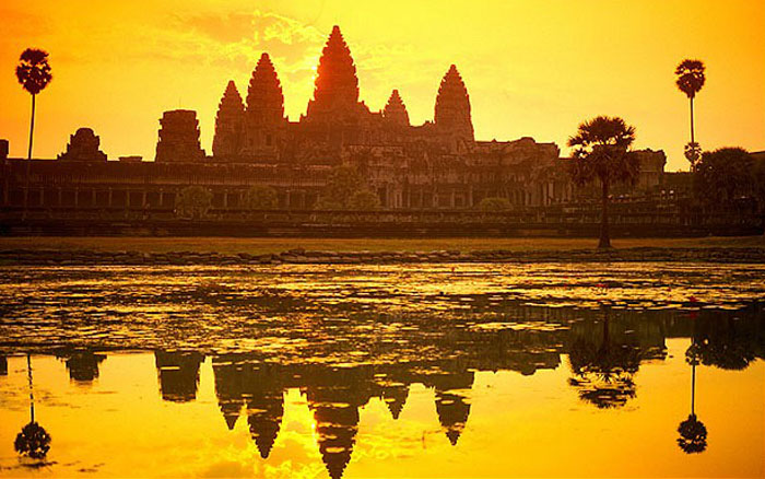 Angkor Wat, the crowning jewel of Khmer architecture, ANGKOR WAT is the national symbol and the highlight of any visit to Cambodia. The largest, best preserved, and most religiously significant of the Angkor temples, Angkor impresses visitors both by its sheer scale and beautifully proportioned layout, as well as the delicate artistry of its carvings.