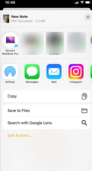 How to convert a picture to PDF on iPhone- Save to files